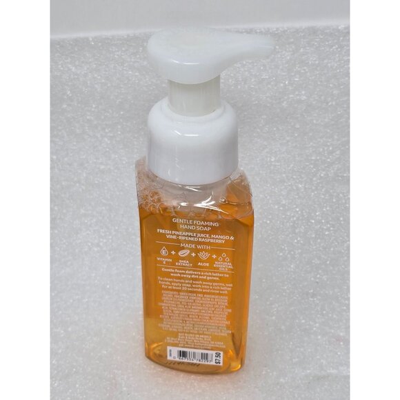 Bath & Body Works Pineapple Mango Gentle Foaming Hand Soap 8.75 Fl Oz - Picture 2 of 2